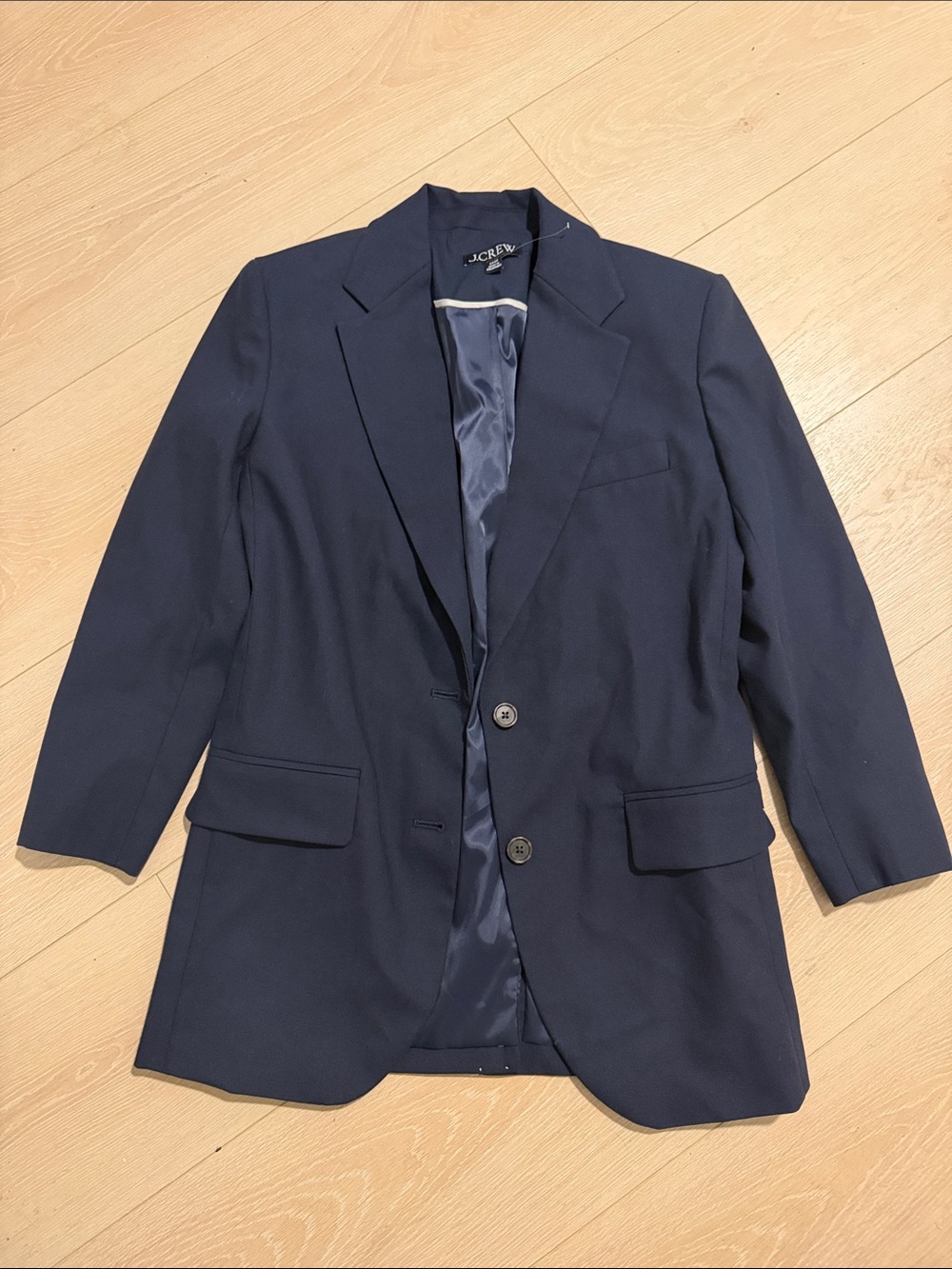 J. Crew Women's Navy Classic Two-Button Blazer